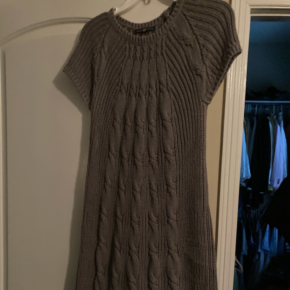 Gap gray sweater dress size large